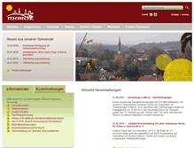 Tablet Screenshot of march.de